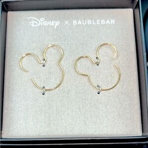 BaubleBar Mickey Hoops